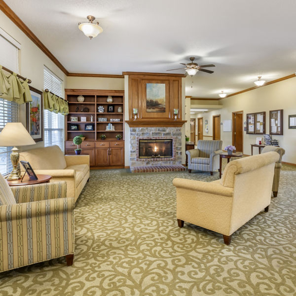 Brookdale Alliance Community Living Room