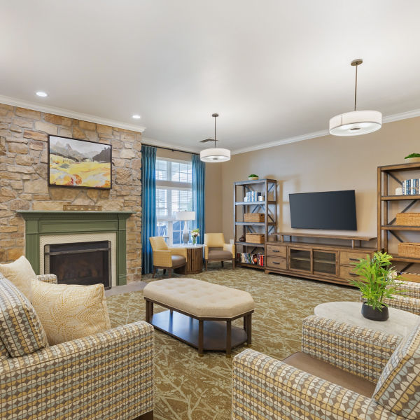 Brookdale Arvada Community Living Room