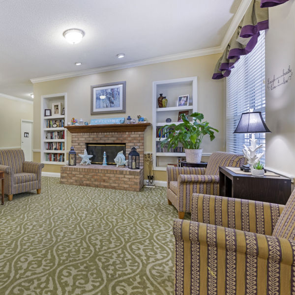 Brookdale Avondale Community Living Room