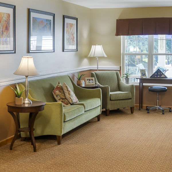 Brookdale Battle Creek Community Living Room