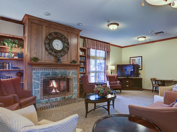 Brookdale Broadmoor Community Living Room