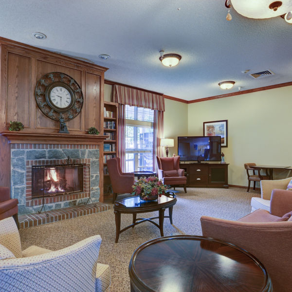 Brookdale Broadmoor Community Living Room