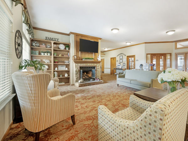 Brookdale Buck Creek Community Living Room