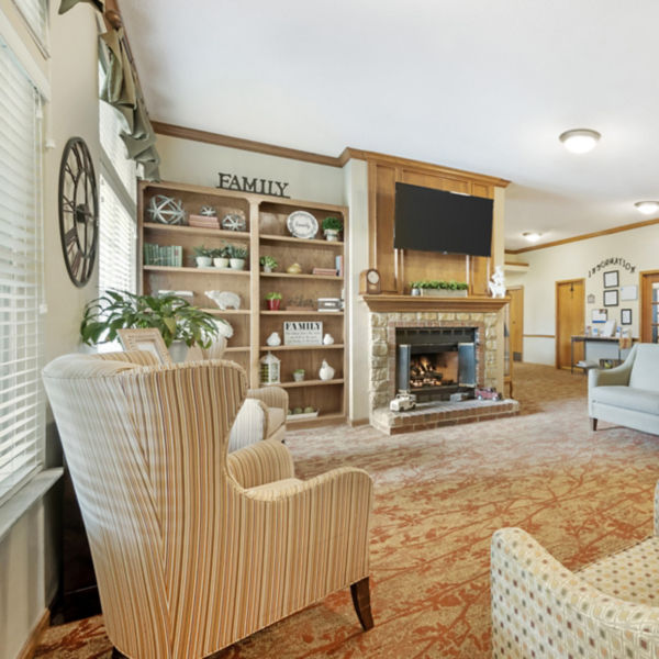 Brookdale Buck Creek Community Living Room