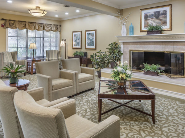 Brookdale Corona Community Living Room