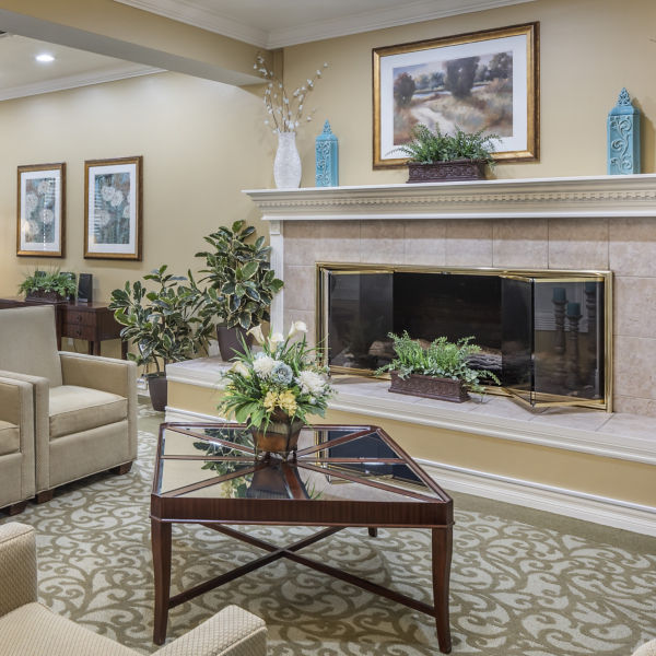 Brookdale Corona Community Living Room