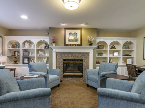 Brookdale Crown Point Community Living Room