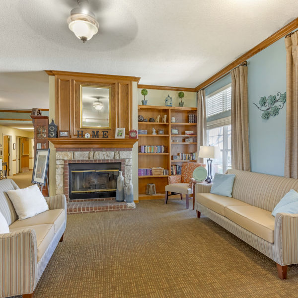 Brookdale Denton North Community Living Room