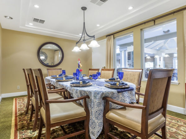 Brookdale Diablo Lodge Private Dining Room