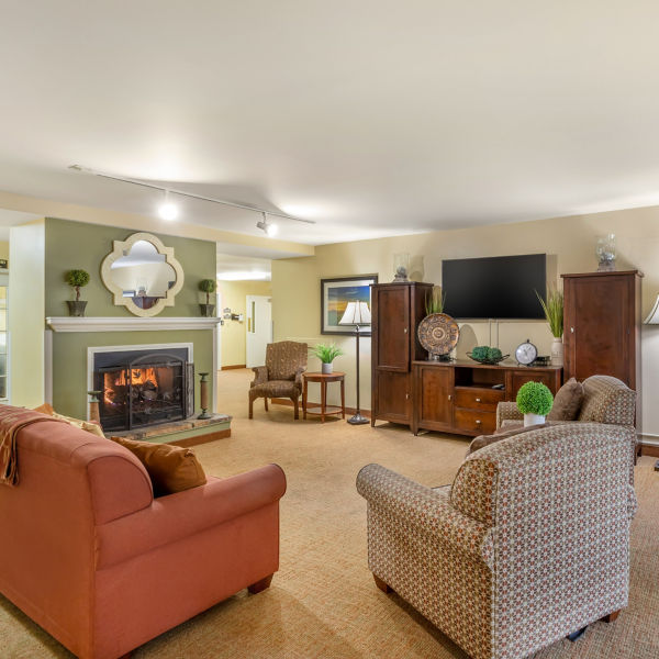 Brookdale Dowlen Oaks Community Living Room