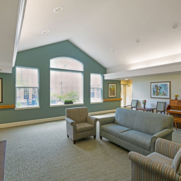 Brookdale East Niskayuna Community Living Room