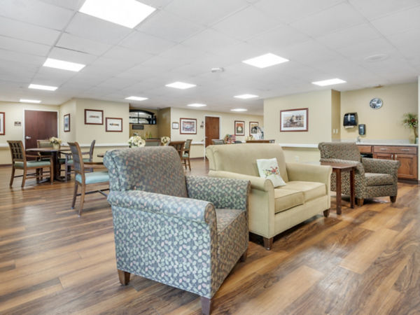Brookdale East Side Community Living Room