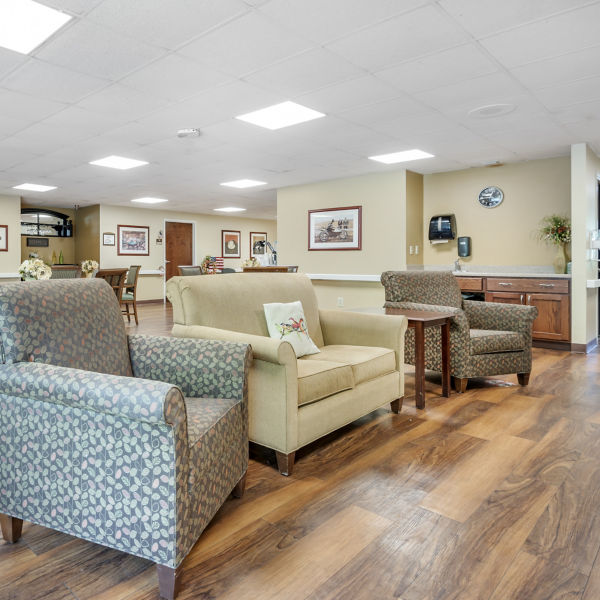 Brookdale East Side Community Living Room
