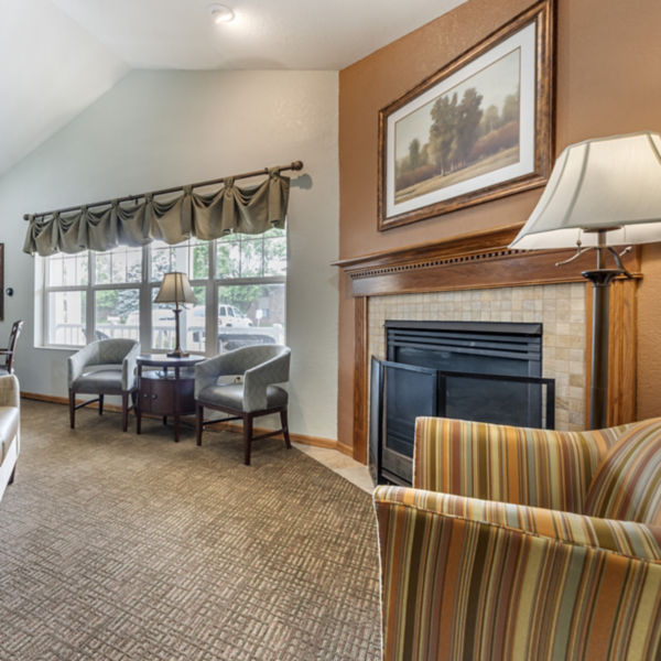 Brookdale Faribault Community Living Room