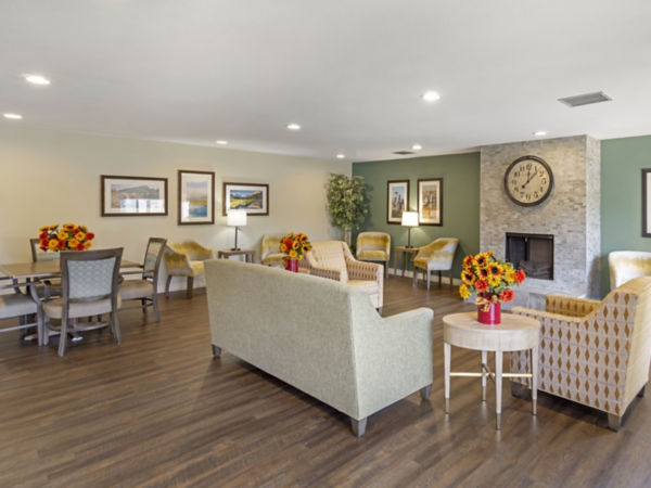 Brookdale Federal Way Community Living Room