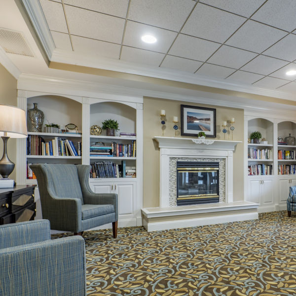 Brookdale Fillmore Pond Community Living Room