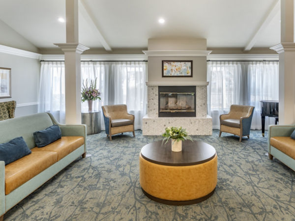 Brookdale Folsom Community Living Room