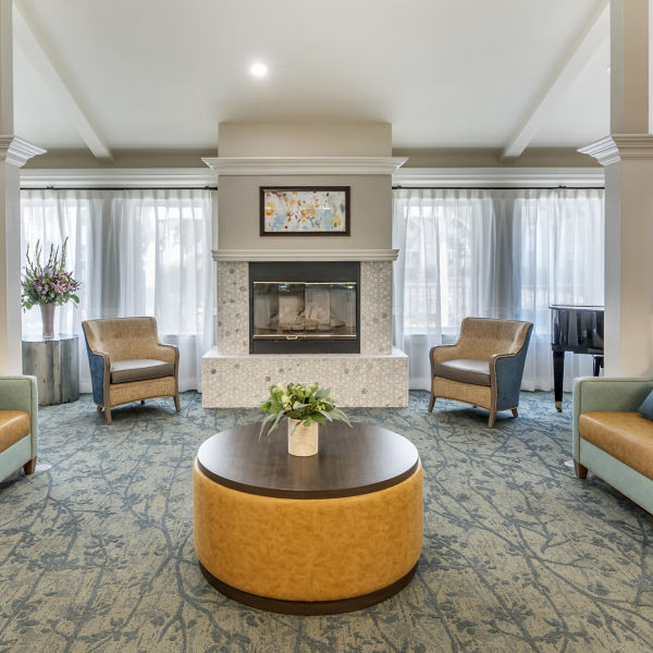 Brookdale Folsom Community Living Room