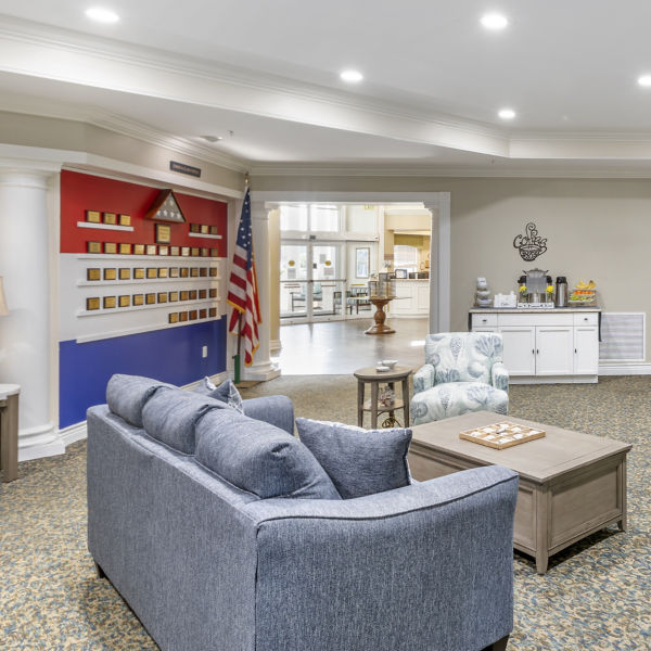 Brookdale Fort Meyers Cypress Lake Community Living Room