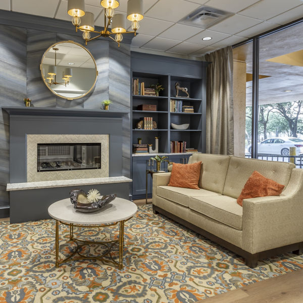 Brookdale Galleria Community Living Room