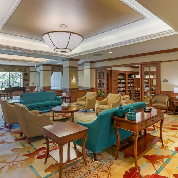 Brookdale Glen Ellyn Community Living Room