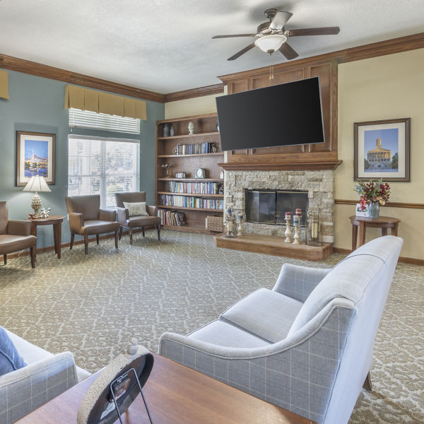 Brookdale Goodlettesville Al Community Living Room