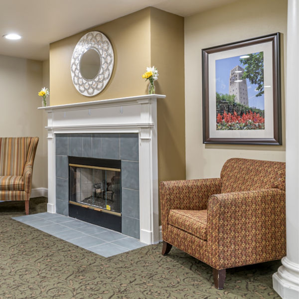 Brookdale Grand Blanc Al Community Living Room