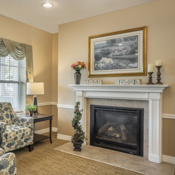 Brookdale Greenville Community Living Room