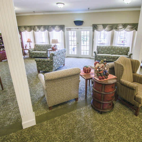 Brookdale Hampton Cove Community Living Room