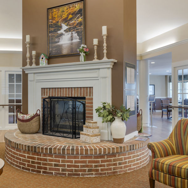 Brookdale Harrisburg Community Living Room