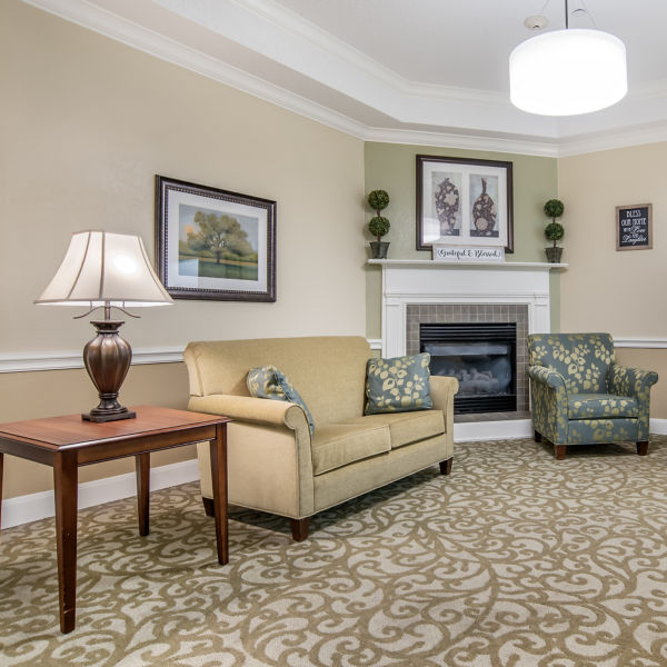 Brookdale Lafayette Community Living Room