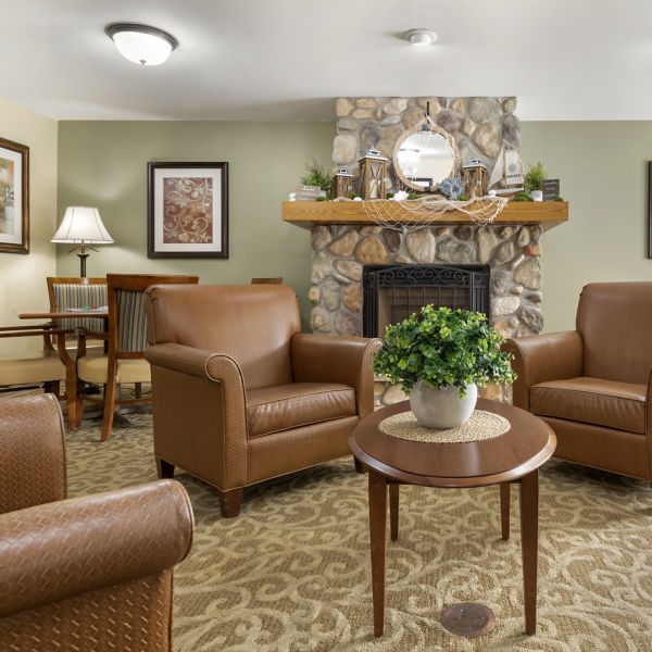 Brookdale Lakewood Community Living Room