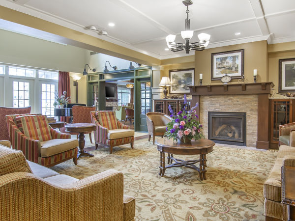 Brookdale Madison West Community Living Room