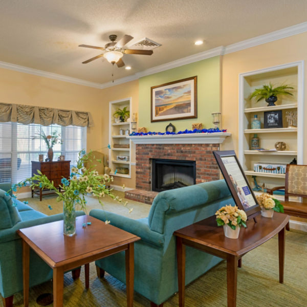 Brookdale Mandarin Central Community Living Room