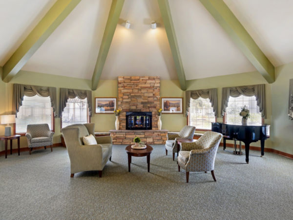 Brookdale Medford Community Living Room