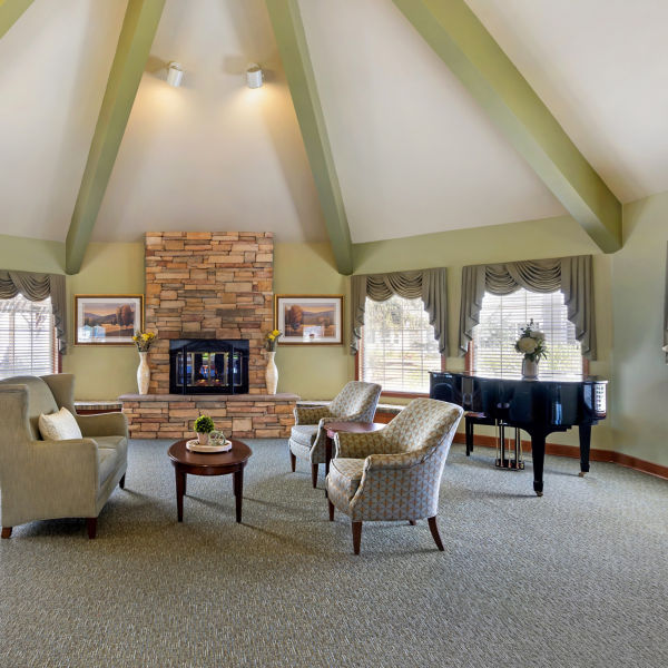 Brookdale Medford Community Living Room