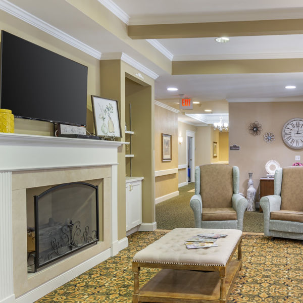 Brookdale Midlothian Al Community Living Room