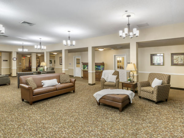 Brookdale Murray Community Living Room