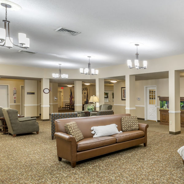 Brookdale Murray Community Living Room