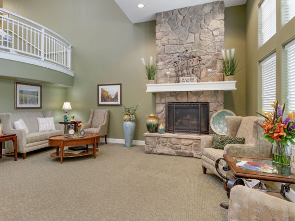 Brookdale Newberg Community Living Room