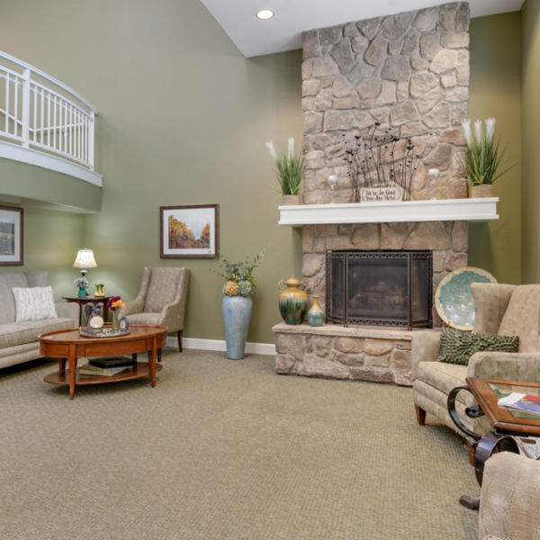 Brookdale Newberg Community Living Room