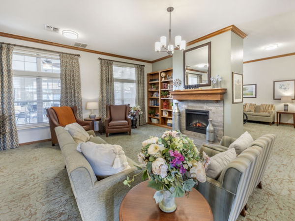 Brookdale Norman Sitting Area Fireplace