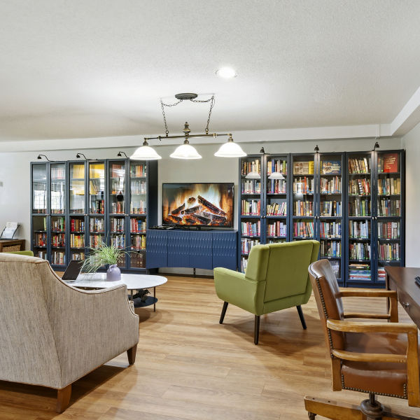 Brookdale Novi Community Living Room