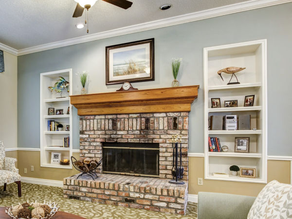 Brookdale Panama City Community Living Room