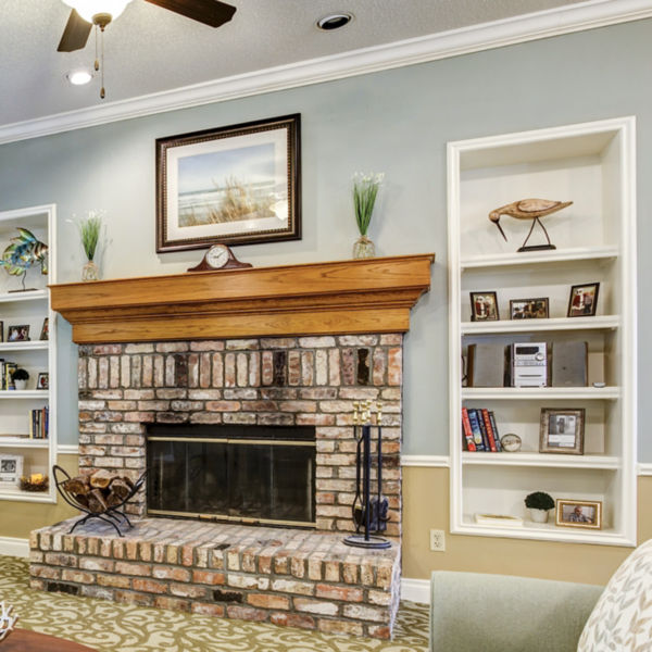 Brookdale Panama City Community Living Room