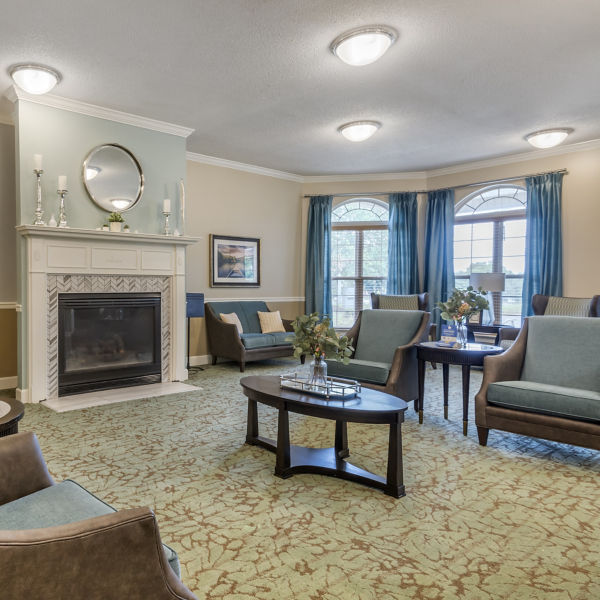 Brookdale Peachtree Community Living Room