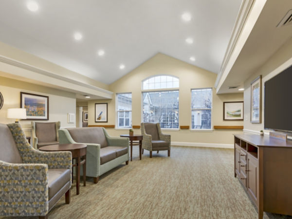 Brookdale Pittsford Community Living Room