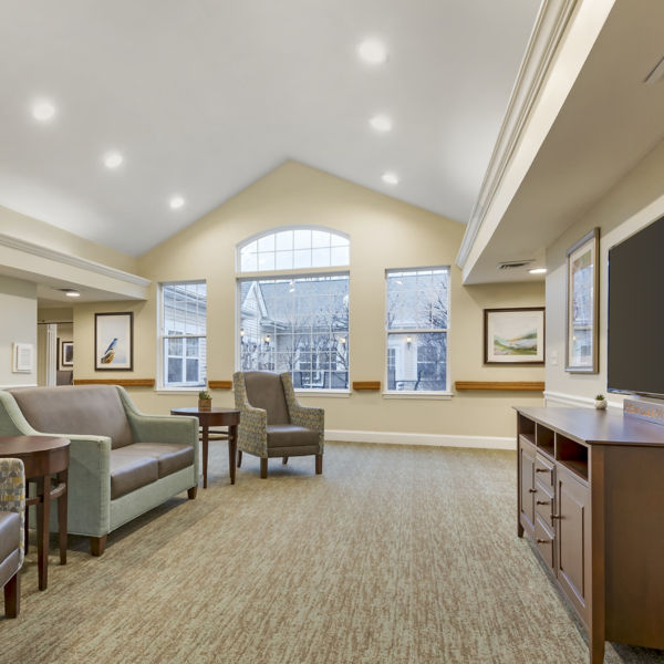 Brookdale Pittsford Community Living Room