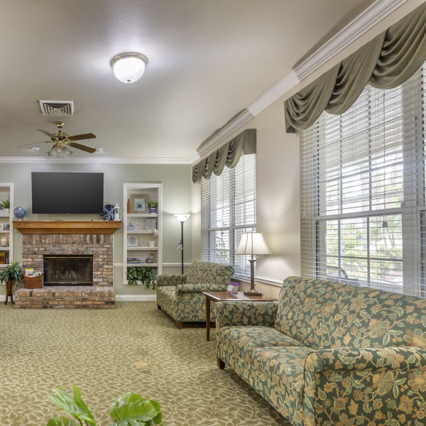 Brookdale Port Charlotte Community Living Room