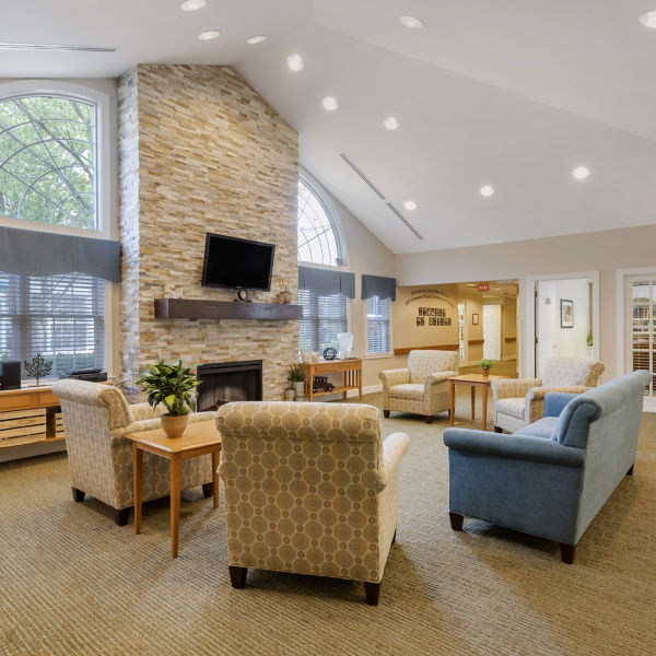 Brookdale Portage Mc Community Living Room